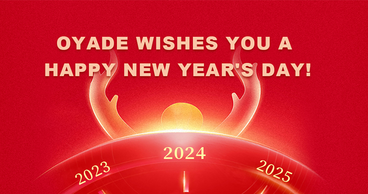 OYADE wishes global partners a happy New Years Day(图1)